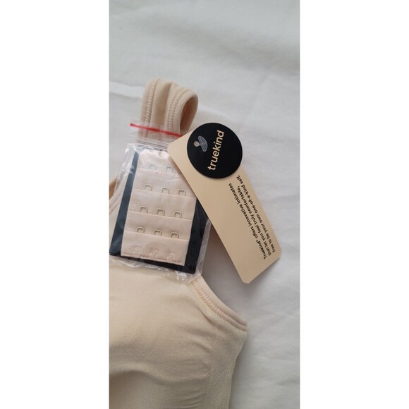 Truekind Womens Sz S Daily Comfort Wireless Shaper Bra w/ Extender Nude 10022 - Picture 5 of 13
